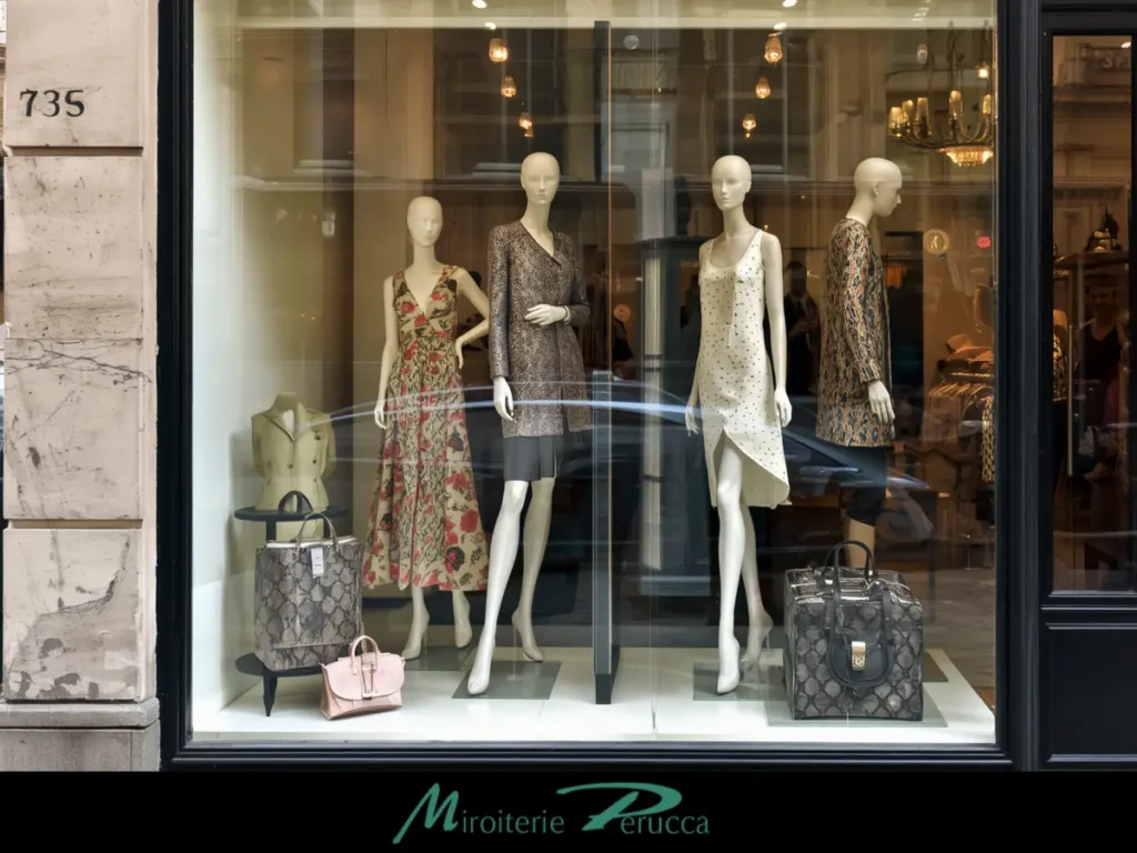 vitrine de magasin à paris - remplacement et création de vitrine à paris - miroiterie perucca