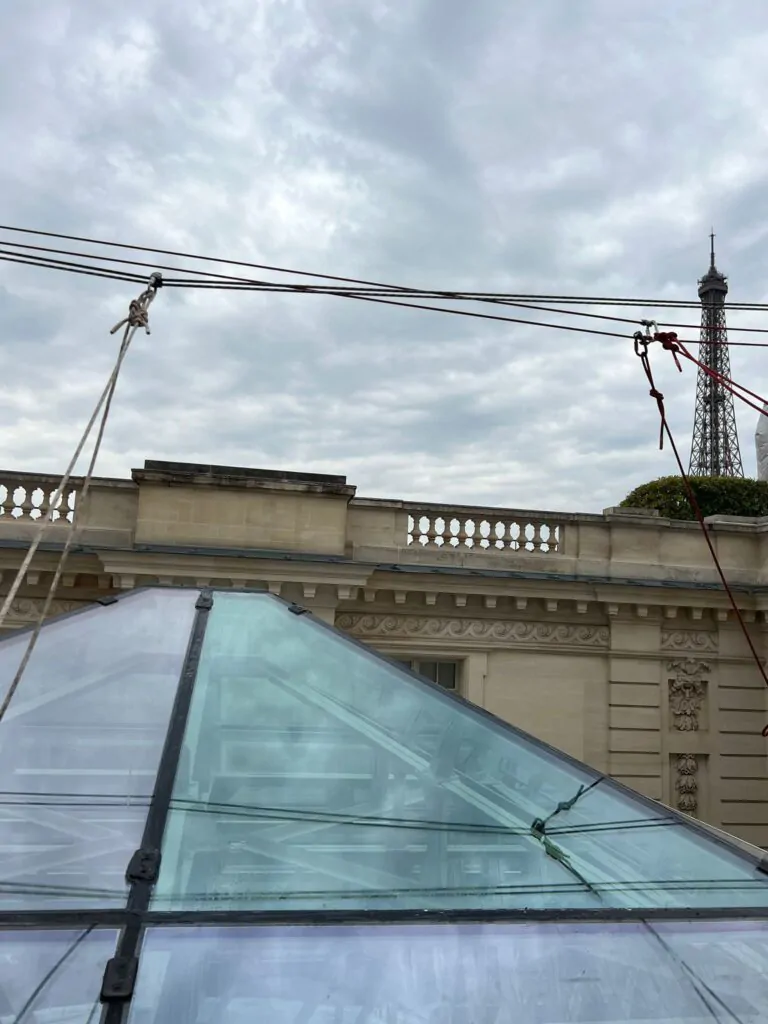 remplacement verrières Shangri La Paris